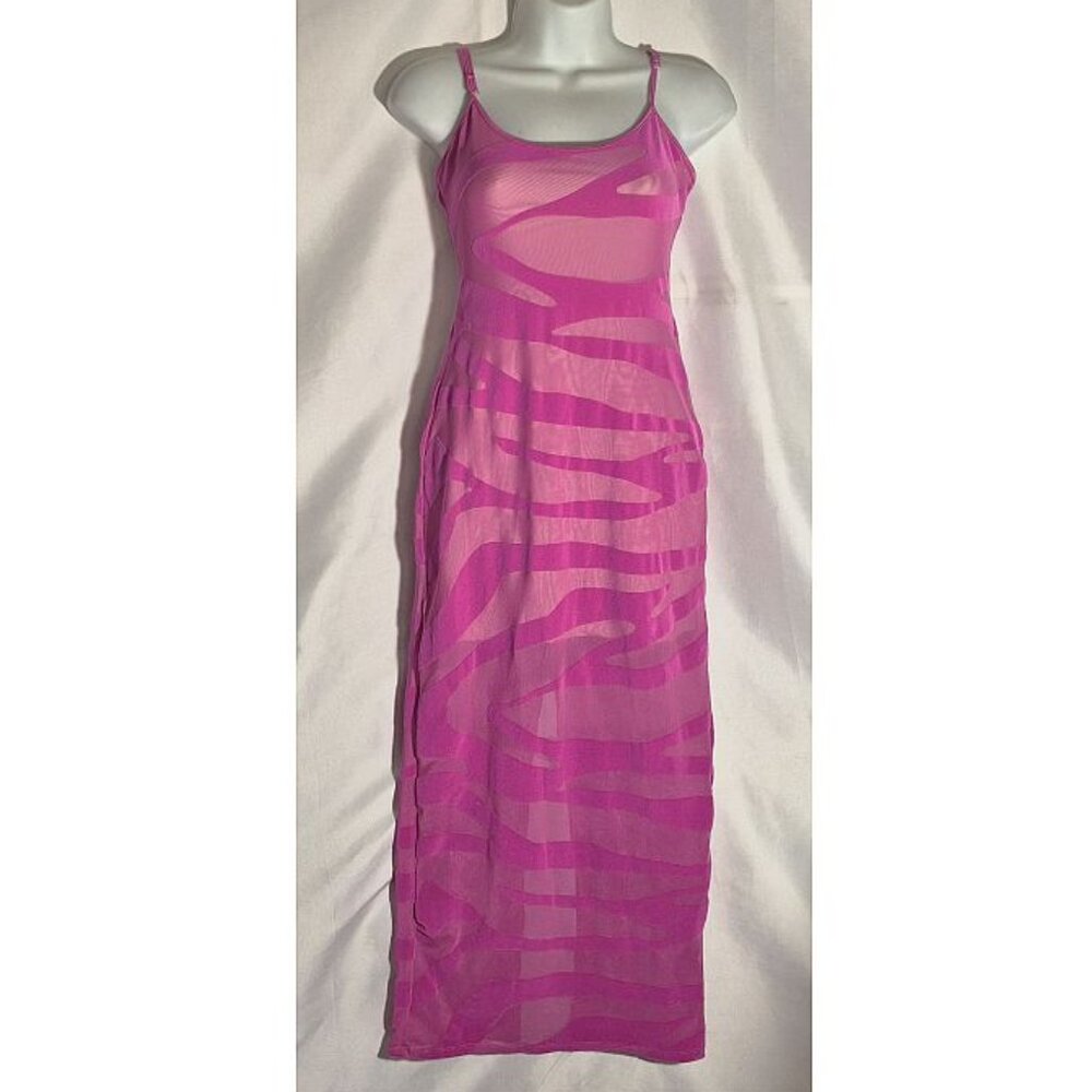 SHEIN long dress, sleeveless, Hot Pink and Fushia in size XS-Tall